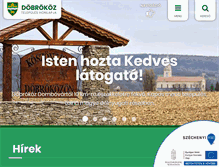 Tablet Screenshot of dobrokoz.hu